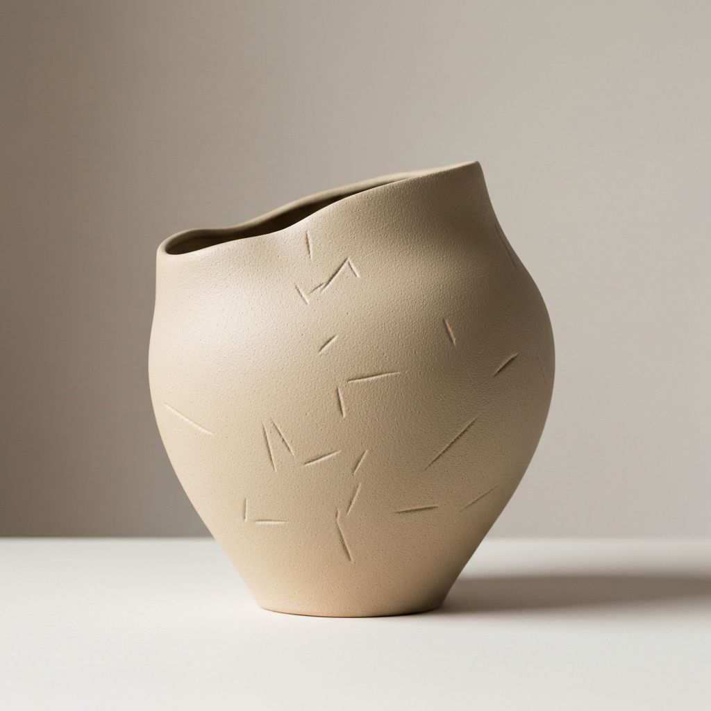 Organic Ceramic Vase